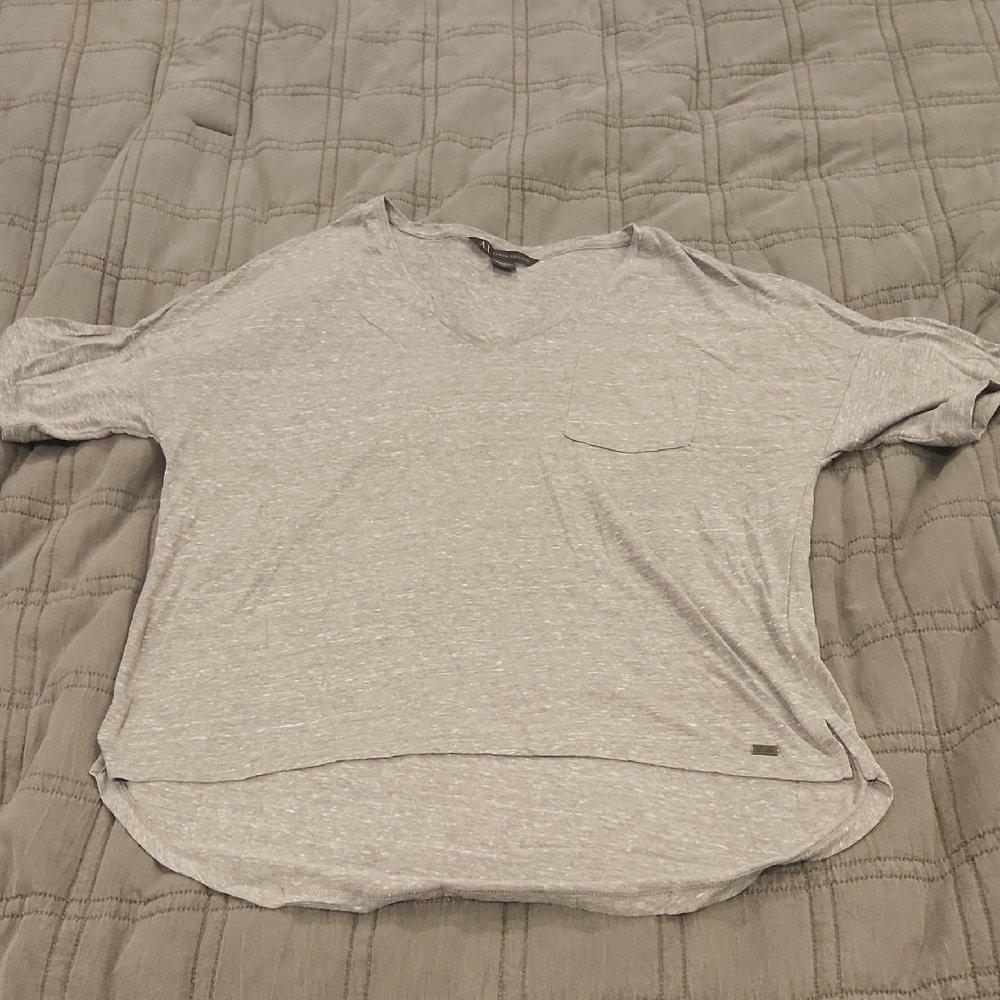 A/X Armani Exchange Gray Short Sleeve Tee Size M!